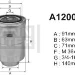 A120013 filtr paliwa DENCKERMANN