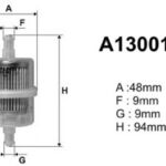 A130016 filtr paliwa DENCKERMANN