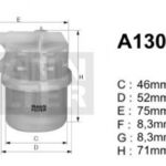 A130022 filtr paliwa DENCKERMANN