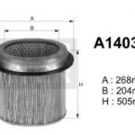 A140365 Filtr powietrza Denckermann