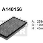 A140156 Filtr powietrza Denckermann