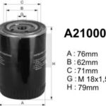 A210002 (OP570) filtr olejuDENCKERMANN
