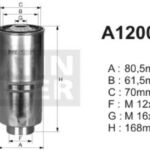 A120047 filtr paliwa DENCKERMANN