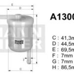 A130030 filtr paliwa DENCKERMANN