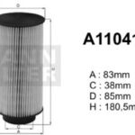 A110411 filtr paliwa DENCKERMANN