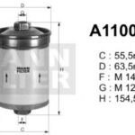 A110036 (PP833, A110203) filtr paliwaDENCKERMANN