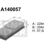 A140057 (AP118/6) filtr powietrzaDENCKERMANN