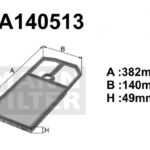 A140513 (AP130/3) Filtr powietrzaDENCKERMANN air filter
