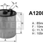 A120058 filtr paliwa DENCKERMANN