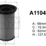 A110400 filtr paliwa DENCKERMANN