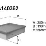A140362 Filtr powietrza Denckermann