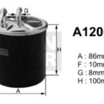 A120052 filtr paliwa DENCKERMANN