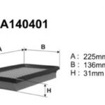 A140401 Filtr powietrza Denckermann