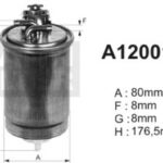 A120014 (PP839/1) filtr paliwaDENCKERMANN