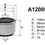 A120099 filtr paliwa DENCKERMANN