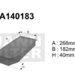 A140183 Filtr powietrza Denckermann