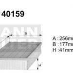 A140159 Filtr powietrza Denckermann