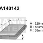 A140142 (AP025) Filtr powietrzaDENCKERMANN