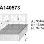 A140573 Filtr powietrza Denckermann