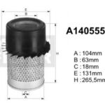 A140555 Filtr powietrza Denckermann