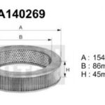 A140269 Filtr powietrza Denckermann