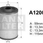 A120059 filtr paliwa DENCKERMANN