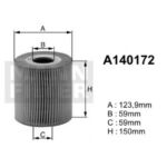 A140172 Filtr powietrza Denckermann