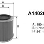 A140263 Filtr powietrza Denckermann