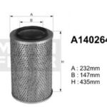 A140264 Filtr powietrza Denckermann