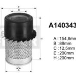 A140343 Filtr powietrza Denckermann