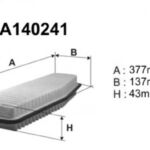 A140241 (AP142/5) Filtr powietrzaDENCKERMANN