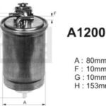A120081 (PP839/8) filtr paliwaDENCKERMANN