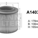 A140369 Filtr powietrza Denckermann