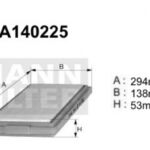 A140225 Filtr powietrza Denckermann