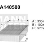 A140500 (AP130/8) Filtr powietrzaDENCKERMANN