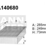 A140680 Filtr powietrza Denckermann