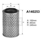 A140253 Filtr powietrza Denckermann