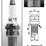 BR12S (1522) Świeca zapłonowa BRISKSilver Racing - spark plug