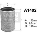 A140254 Filtr powietrza Denckermann