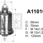 A110100 filtr paliwa DENCKERMANN