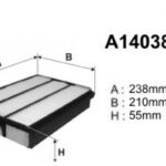 A140380 Filtr powietrza Denckermann