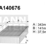 A140676 Filtr powietrza Denckermann
