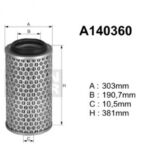 A140360 Filtr powietrza Denckermann