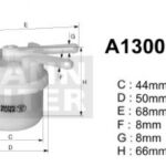 A130014 filtr paliwa DENCKERMANN