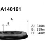 A140161 Filtr powietrza Denckermann