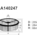 A140247 Filtr powietrza Denckermann