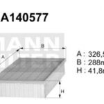 A140577 Filtr powietrza Denckermann