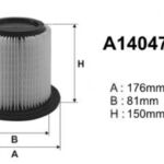 A140472 Filtr powietrza Denckermann