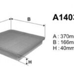 A140308 Filtr powietrza Denckermann