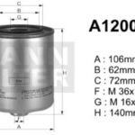 A120041 filtr paliwa DENCKERMANN
